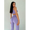 Легінси Лавандові в Рубчик з Push-Up Ефектом