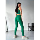 Топ Спортивний Зелений в Рубчик