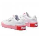 Puma White & Pink Cali Trainers 369155-02