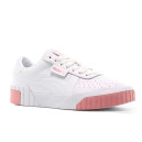 Puma White & Pink Cali Trainers 369155-07
