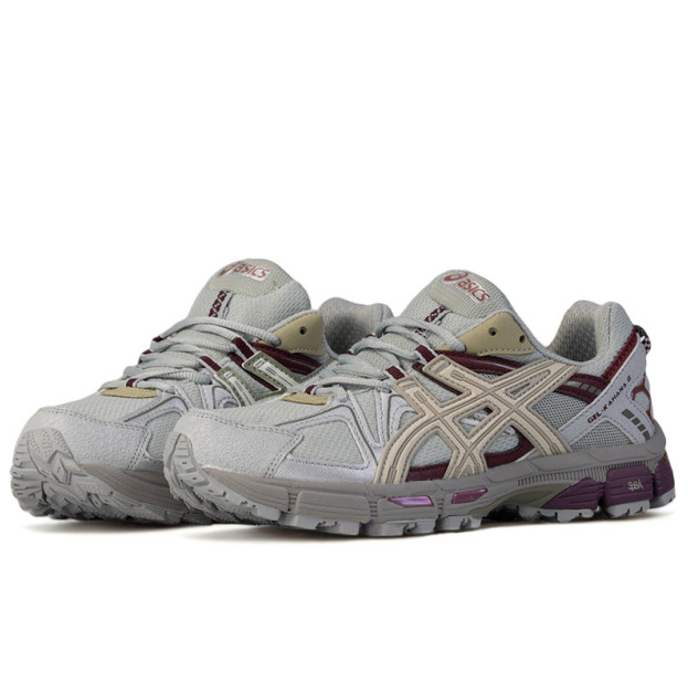 Asics Gel-Kahana 8 Grey Burgundy