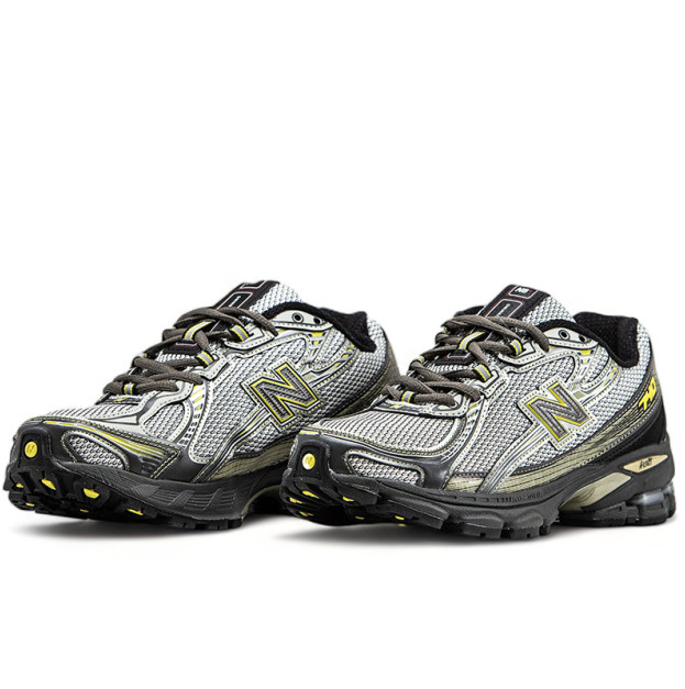 New Balance 740 Silver Yellow Black