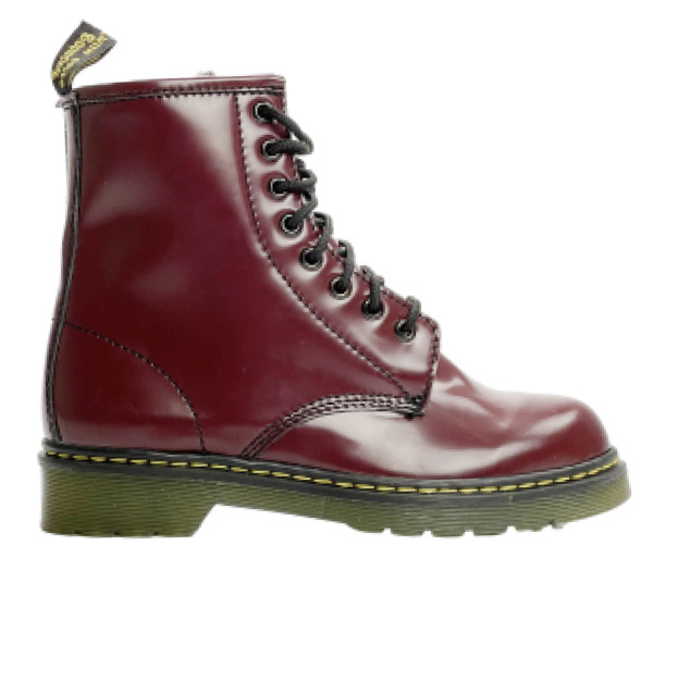 Dr. Martens 1460 Smooth Leather Lace Up Boots З ХУТРОМ