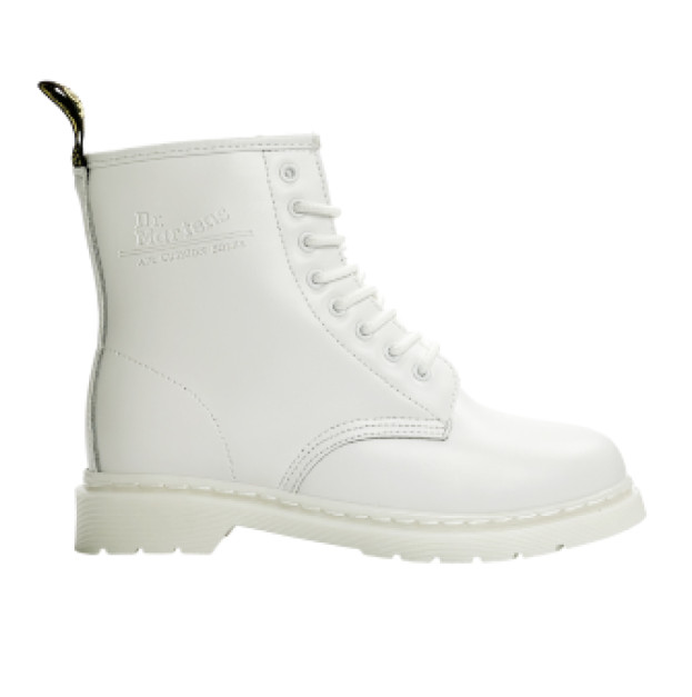 Dr. Martens 1460 Mono Smooth Leather Lace Up Boots З ХУТРОМ