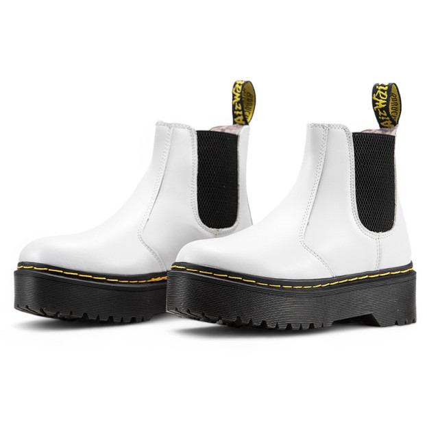Dr. Martens 2976 Smooth Leather Platform Chelsea Boots З ХУТРОМ