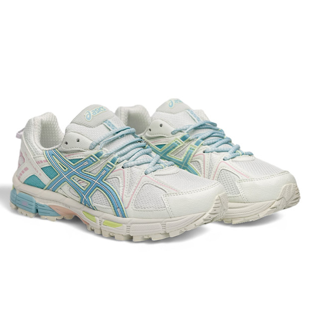 Asics Gel Kahana 8 White Blue Pink Yellow