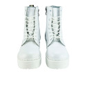 Dr. Martens Jadon Smooth Leather Boots Zip White
