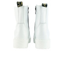 Dr. Martens Jadon Smooth Leather Boots Zip White