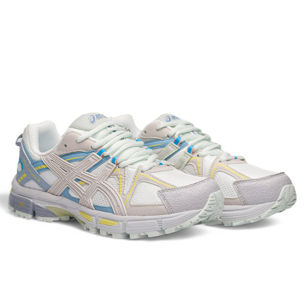 Asics Gel Kahana 8 White Blue Yellow