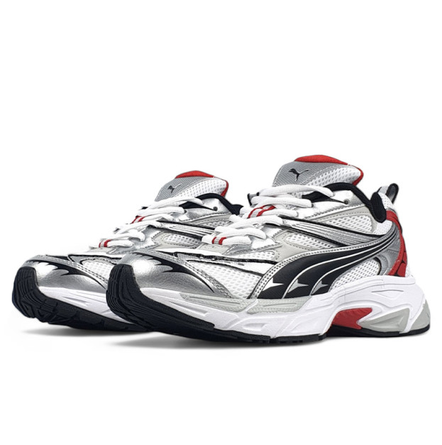 Puma Morphic Base White Grey Black Red