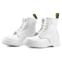 Dr. Martens 1460 Smooth Leather Lace Up Boots White