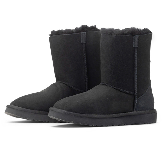 UGG Classic Short Zip II Black