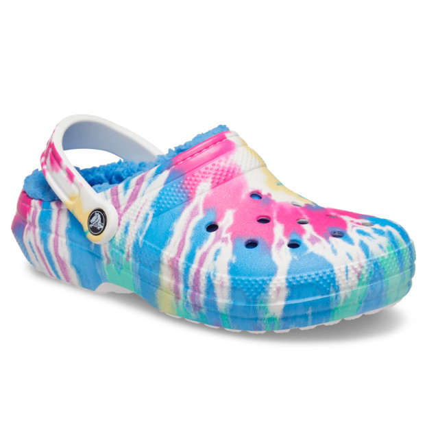 Crocs Classic Lined Tie-Dye Clog Powder Blue Multi