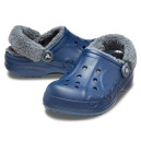 Crocs Baya Lined Fuzz Strap Navy Grey