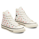 Кеди Converse High Chuck 70 Embroidered Lips High Love Me Vintage White A01601C