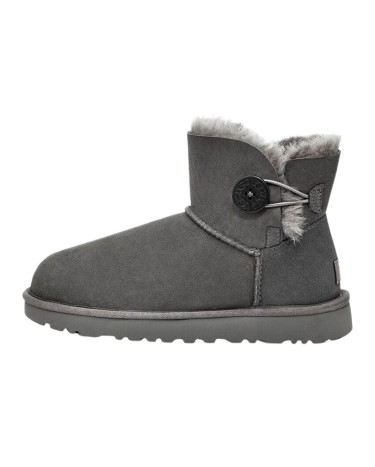 UGG Classic Mini Bailey Button Grey