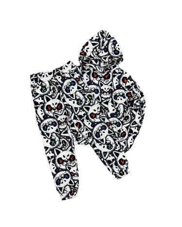 Дитячий костюм з флісом злий котик