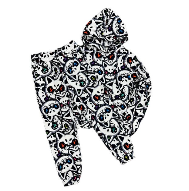 Дитячий костюм з флісом злий котик