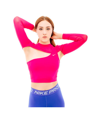 Топ з довгим рукавом Nike LS TOP CROPPED NVT FB5683-615