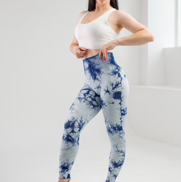 Легінси Голубі з Push-Up Ефектом