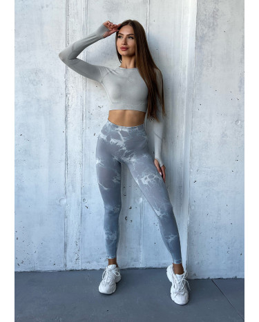 Легінси Сірі з Push-Up Ефектом