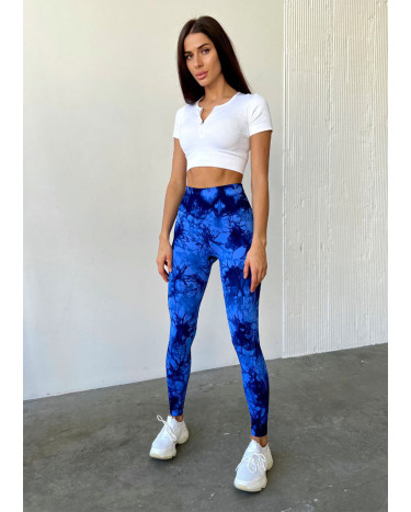 Легінси Темно Сині з Push-Up Ефектом