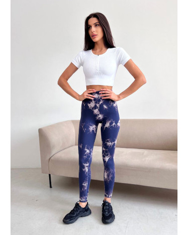 Легінси Темно Сині з Push-Up Ефектом