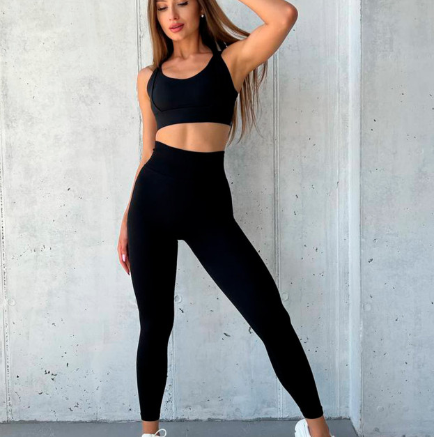 Легінси Чорні з Push-Up Ефектом