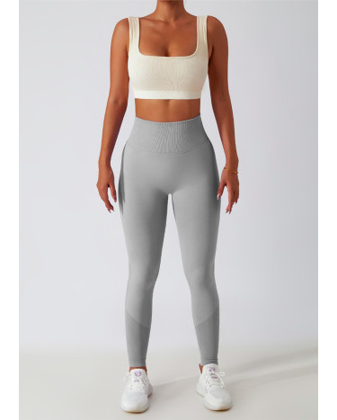 Легінси Сірі з Push-Up Ефектом