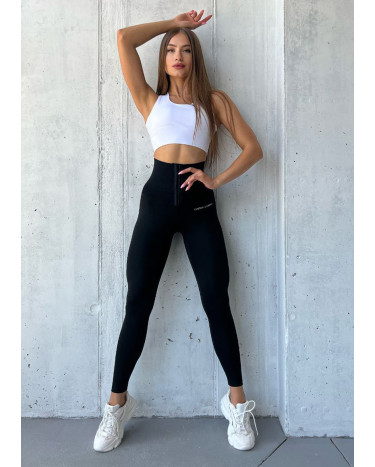 Легінси Чорні Yimria Unique з Push-Up Ефектом та Корсетом