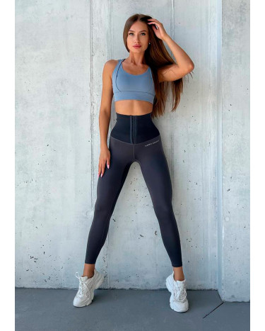 Легінси Сірі Yimria Unique з Push-Up Ефектом та Корсетом