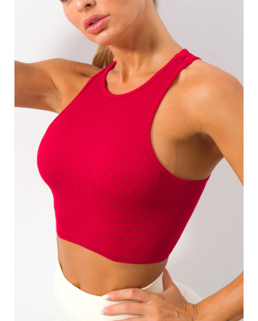 Кроп Топ Спортивний Червоний