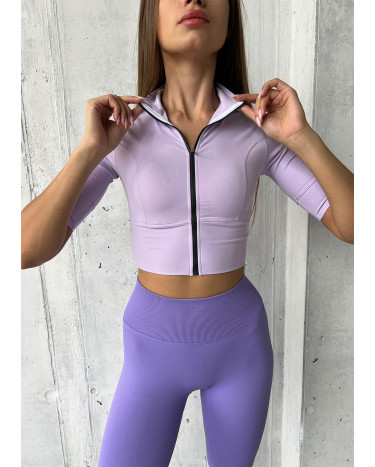 Кофта на Блискавці Фіолетова