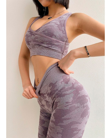 Топ Спортивний Рожево Сірий