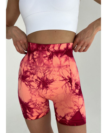 Спортивні Шорти Персиково-Бордові з Push-Up Ефектом