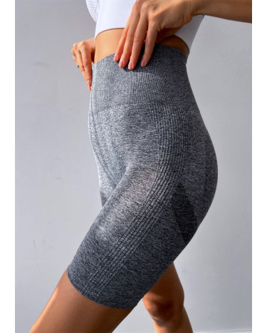 Спортивні Шорти сірі з Push-Up Ефектом