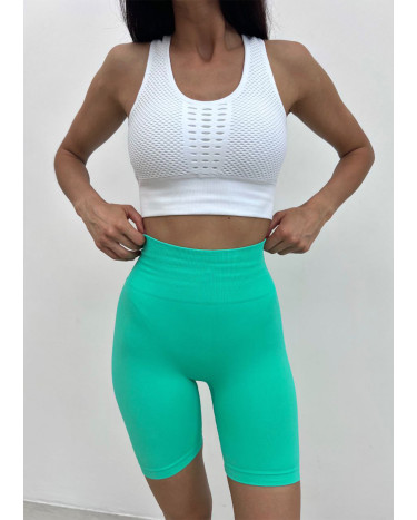 Спортивні Шорти Зелені з Push-Up Ефектом