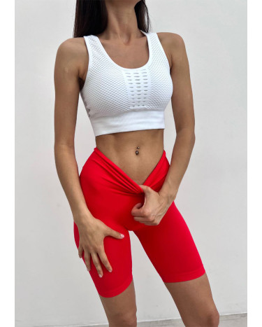 Спортивні Шорти Червоні з Push-Up Ефектом