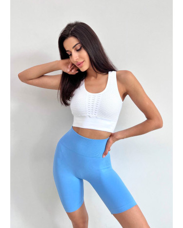 Спортивні Шорти Голубі з Push-Up Ефектом