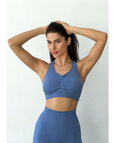 Топ Спортивний Голубий Naqiyayabei