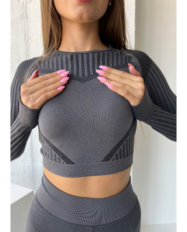 Рашгард Темно Сірий