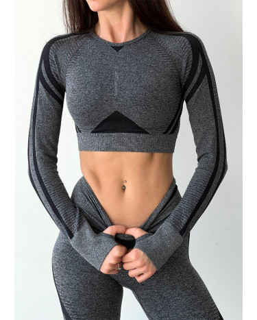 Рашгард Темно Сірий