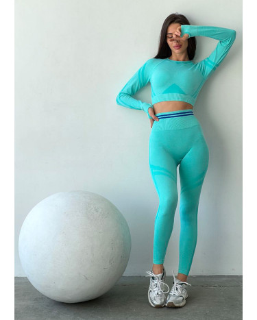 Легінси Бірюзові з Push-Up Ефектом