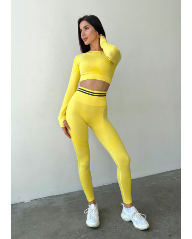 Легінси Жовті з Push-Up Ефектом