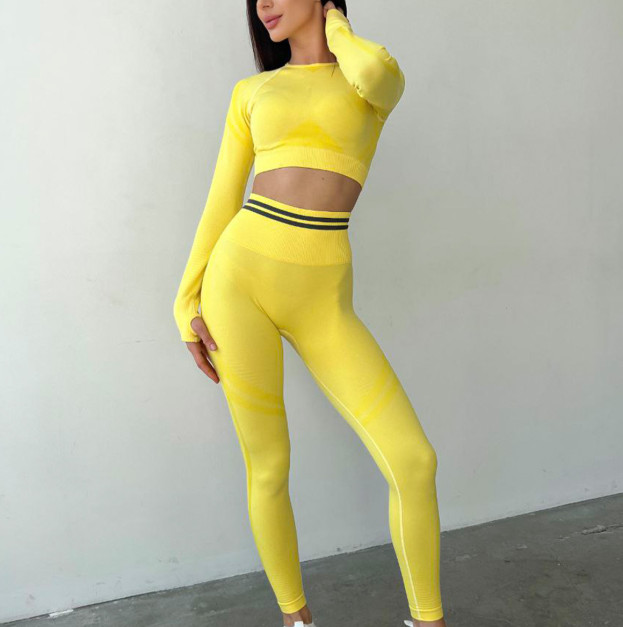 Легінси Жовті з Push-Up Ефектом