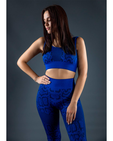 Комплект Легінси + Спортивний Топ Синій