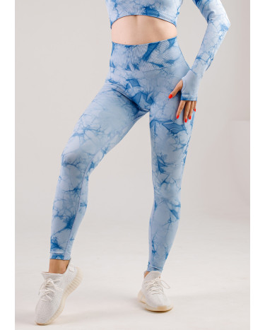 Легінси Небесно Голубі з Push-Up Ефектом