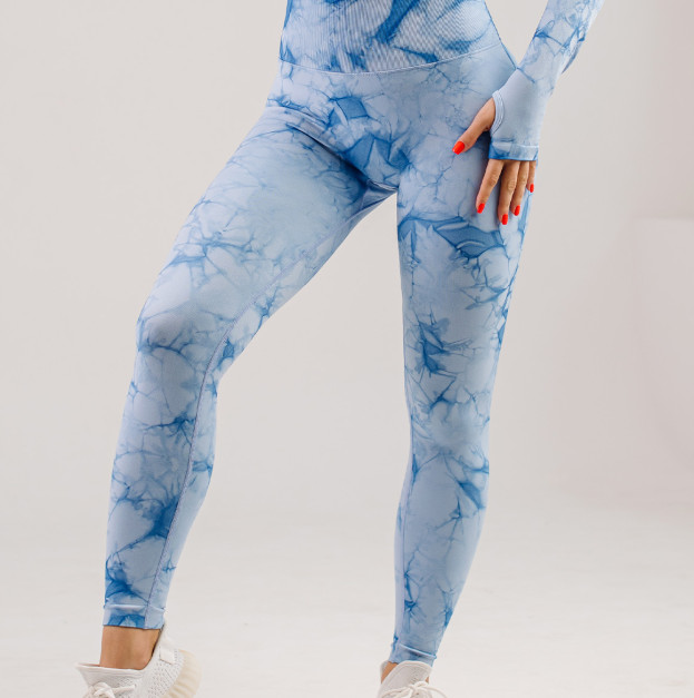 Легінси Небесно Голубі з Push-Up Ефектом