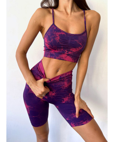 Спортивні Шорти Фіолетові з Push-Up Ефектом