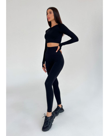 Легінси Чорні з Push-Up Ефектом